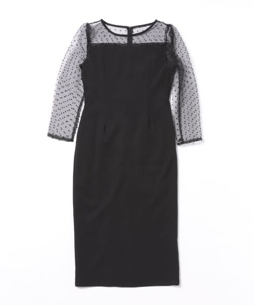 「PREFERIR」 長袖ワンピース MEDIUM ブラック レディースの画像