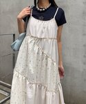 ワンピース アソート柄パッチワークロングキャミ...の詳細画像4