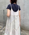 ワンピース アソート柄パッチワークロングキャミ...の詳細画像5
