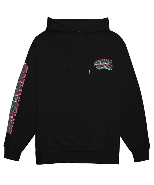 「SIDEWAY STANCE」 プルオーバーパーカー MEDIUM ブラック メンズ_画像4