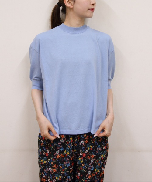 MEYAME（メヤメ） tシャツ コットンニットTEE COTTON KNIT TEE