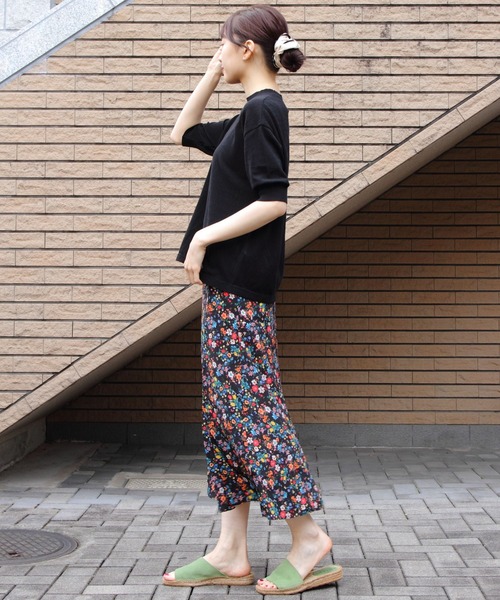 MEYAME（メヤメ） tシャツ コットンニットTEE COTTON KNIT TEE