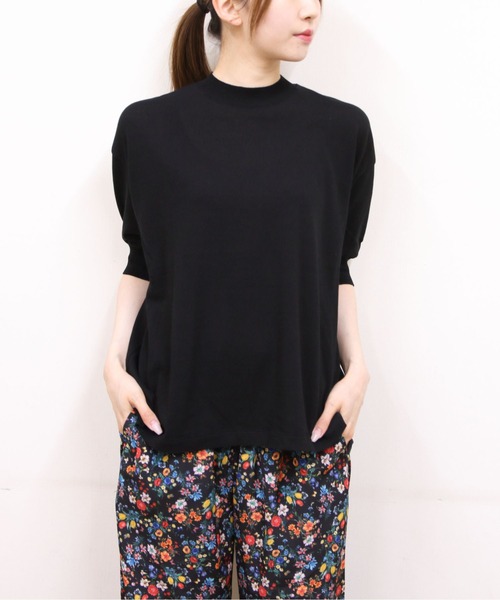 MEYAME（メヤメ） tシャツ コットンニットTEE COTTON KNIT TEE