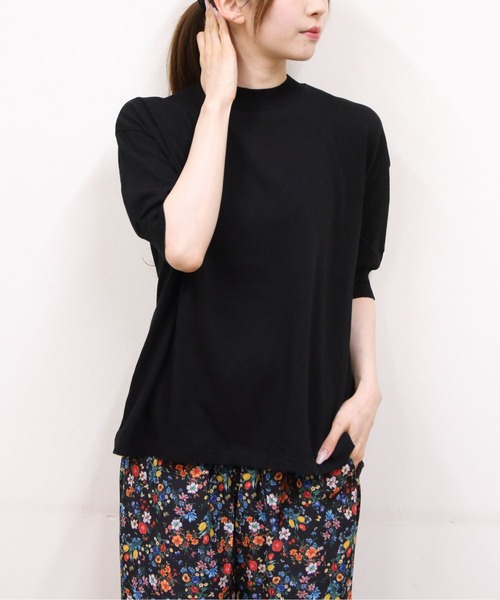 MEYAME（メヤメ） tシャツ コットンニットTEE COTTON KNIT TEE