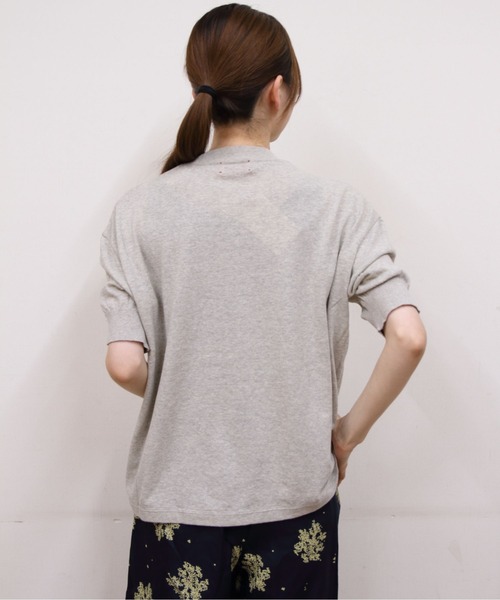 MEYAME（メヤメ） tシャツ コットンニットTEE COTTON KNIT TEE