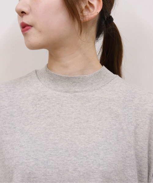 MEYAME（メヤメ） tシャツ コットンニットTEE COTTON KNIT TEE