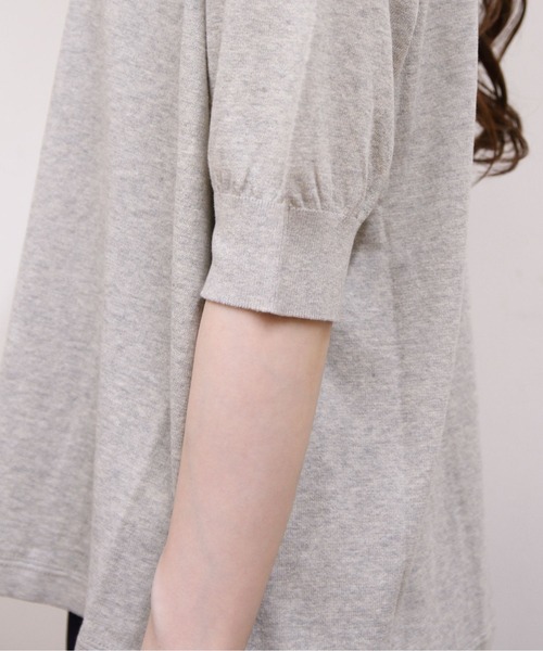 MEYAME（メヤメ） tシャツ コットンニットTEE COTTON KNIT TEE