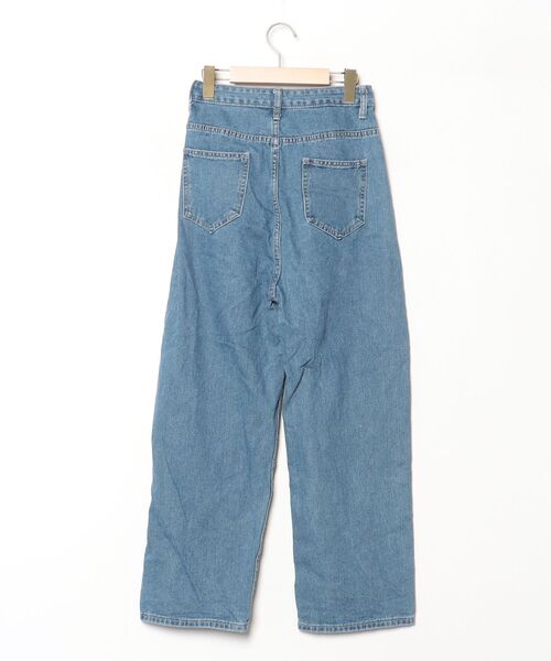 「me+em select」 デニムパンツ SMALL ダークブルー レディース_画像2