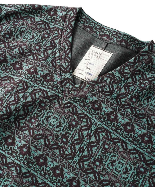 「SHAREEF」 長袖Tシャツ 2 レッド メンズ_画像4
