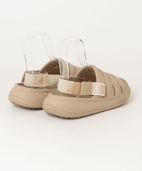 「UGG」 フラットサンダル 25.0cm ベージュ レディース_画像2