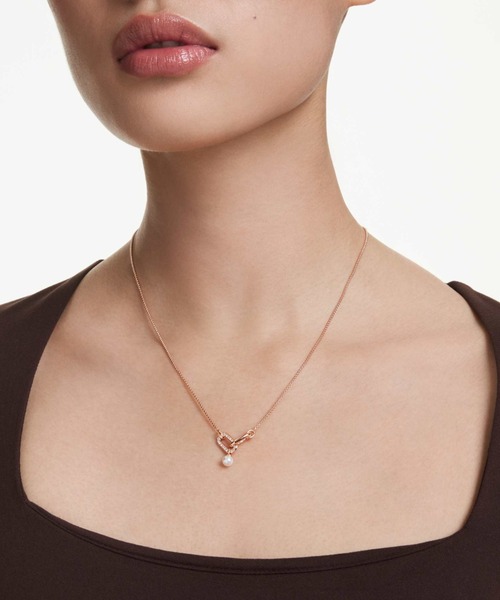 SWAROVSKI（スワロフスキー） ネックレス ONESIZE ホワイト レディース