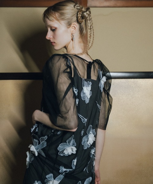 et.UNiVER ドレス 3D Floral A-line Dress : ZOZOTOWN Yahoo!店 - 通販