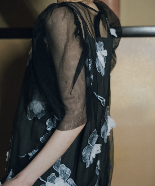 et.UNiVER ドレス 3D Floral A-line Dress : ZOZOTOWN Yahoo!店 - 通販