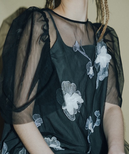 et.UNiVER ドレス 3D Floral A-line Dress : ZOZOTOWN Yahoo!店 - 通販