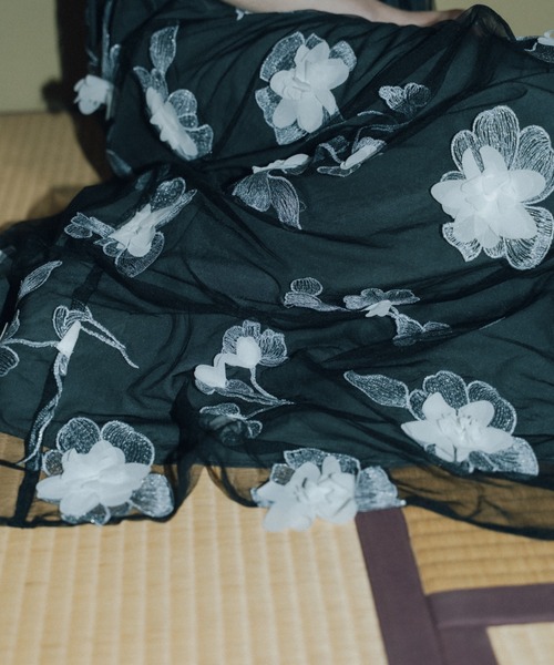 et.UNiVER ドレス 3D Floral A-line Dress : ZOZOTOWN Yahoo!店 - 通販