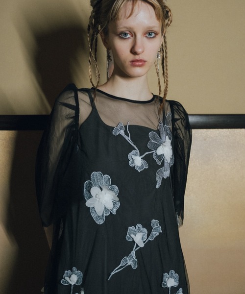 et.UNiVER ドレス 3D Floral A-line Dress : ZOZOTOWN Yahoo!店 - 通販