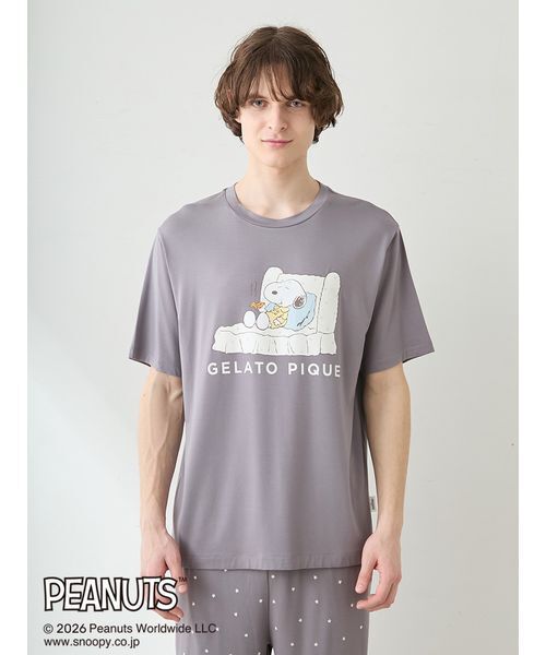gelato pique（ジェラートピケ） パジャマ 「PEANUTS」「HOMME」「接触