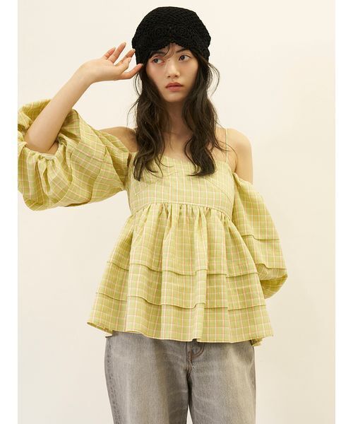 LILY BROWN（リリーブラウン） バリエ3wayペプラムビスチェ レディース