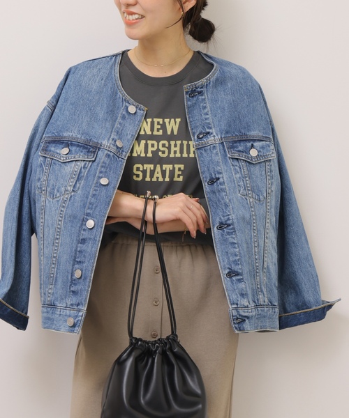 「JOURNAL STANDARD relume」 長袖カットソー FREE ピンク レディース_画像5