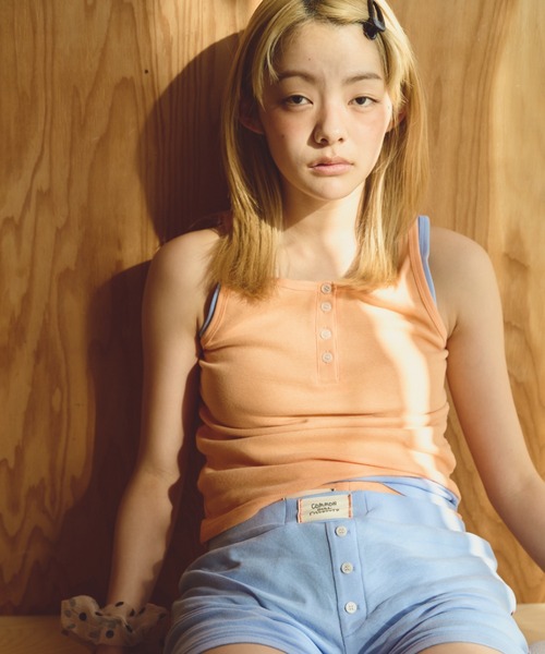 「common gull products.」 ノースリーブトップス フリー ブルー レディース_画像7