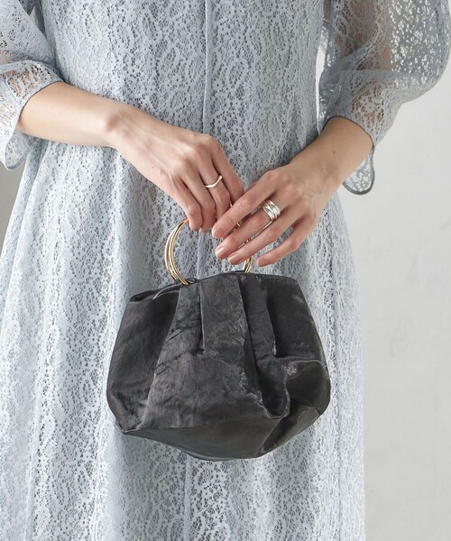 「kaene」 ハンドバッグ ONE SIZE ブラック レディース_画像5