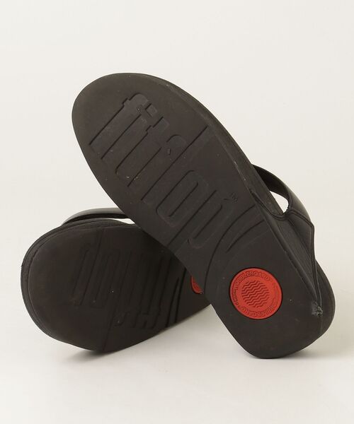 「fitflop」 フラットサンダル 24.5cm ブラック レディース_画像3