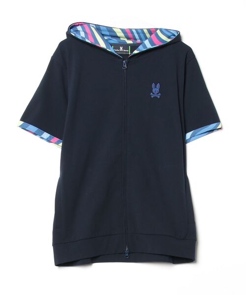 Psycho Bunny（サイコバニー） ジップアップパーカー LARGE ネイビー
