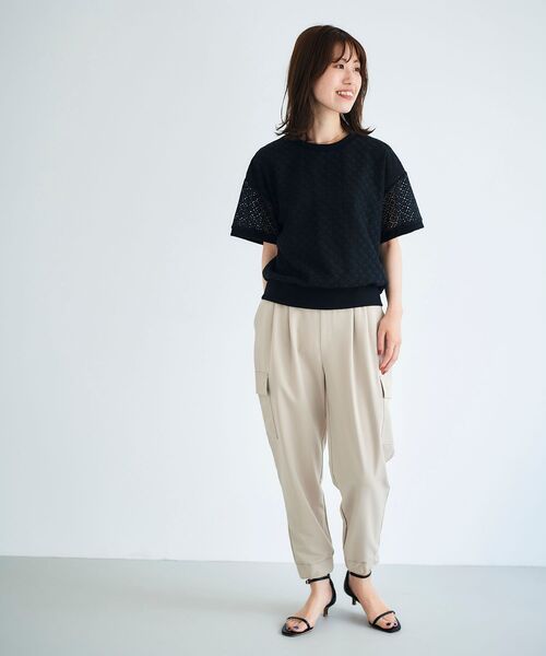 「le.coeur blanc」 カーゴパンツ 36 ブラック レディース_画像7