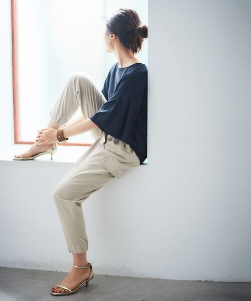 「le.coeur blanc」 カーゴパンツ 36 ブラック レディース_画像9