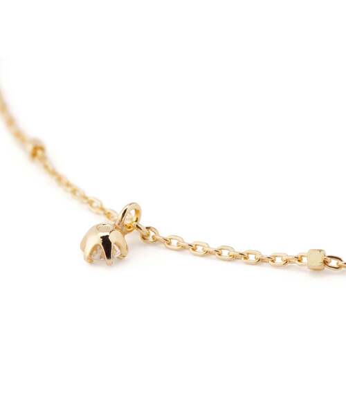 SIENA ROSE 一粒ダイヤ　ブレスレット　k10 SIENA ROSE（シエナロゼ） ブレスレット 一粒ダイヤのデザインチェーン