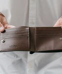 二つ折り 二つ折り財布 財布 イタリアンレザー...の詳細画像3