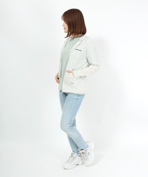 パーカー Convers コンバース 代引不可 Uvカットフルジップパーカー