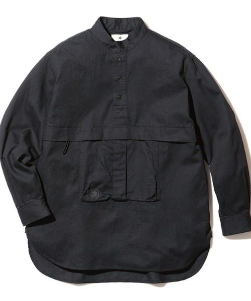 snow peak シャツ TAKIBI Light Denim Utility Pullover メンズ