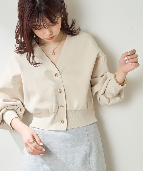 natural couture カーディガン WEB限定カラーあり/プチプラハトメバー 