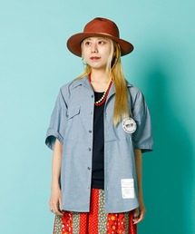 の*こ様 wus wading.utility shirt サイズL ネイビー の*こ様 wus wading.utility shirt サイズL ネイビー