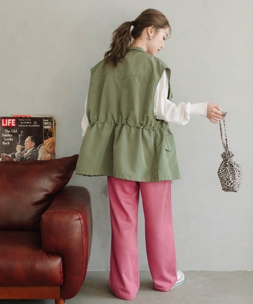 ベスト ジレ military vest レディース : ZOZOTOWN Yahoo!店