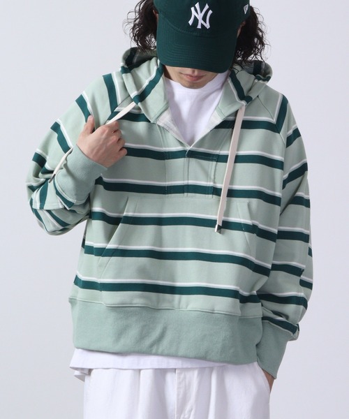 a lit r パーカー r/アリトル ボーダースキッパーパーカー