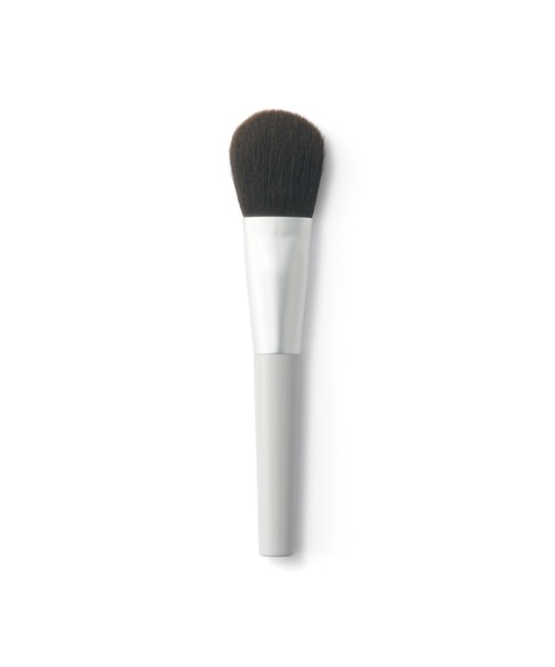 チークブラシ 無印良品（MUJI） メイクブラシ ポリエステルチークブラシ 全長約