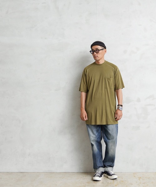 WAIPER.inc tシャツ 実物 新品米軍 リメイク USMC FROG モックネック T