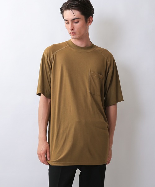 WAIPER.inc tシャツ 実物 新品米軍 リメイク USMC FROG モックネック T