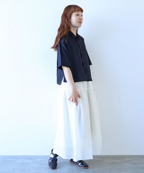 bulle de savon（ビュルデサボン） ブラウス シャツ 60sフレンチリネン