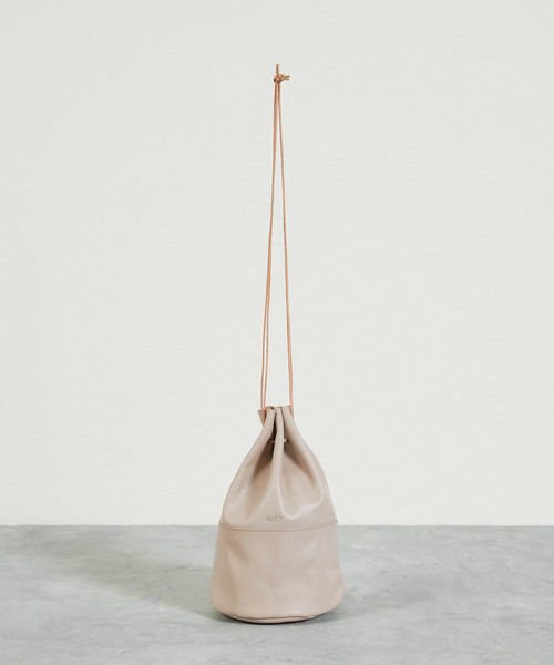 And A トートバッグ アンドエー / FINE LEATHER DRAWSTRING BAG