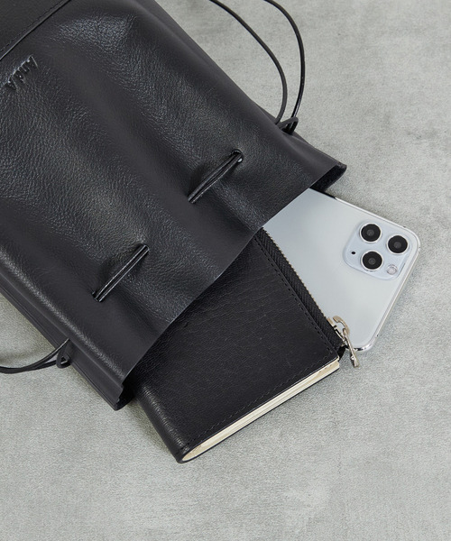 And A トートバッグ アンドエー / FINE LEATHER DRAWSTRING BAG