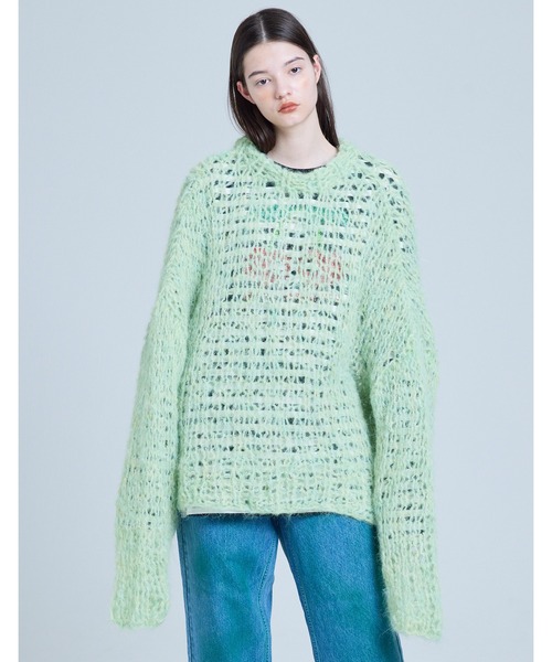 ニット セーター mohair knit top レディース メンズ : ZOZOTOWN Yahoo