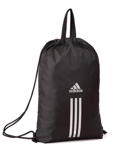 adidas ブラック ナップサック　バッグ adidas（アディダス） エコバッグ ナップサック ジムサック シューズ