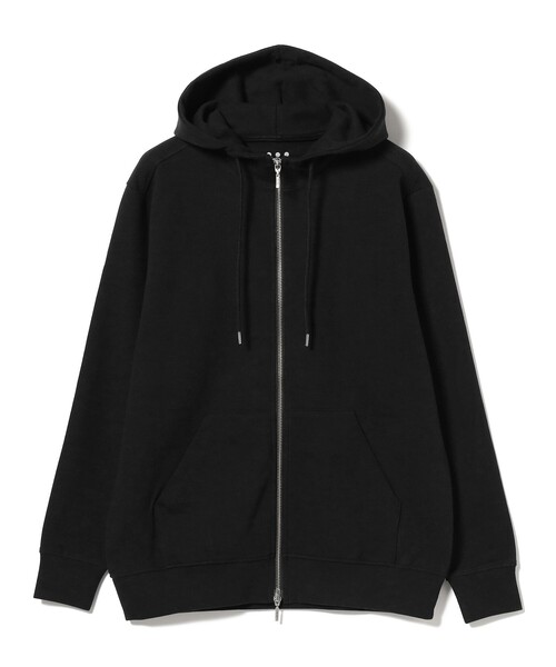 BEAMS F【別注】three dots / スウェット フードパーカ BEAMS F（ビームスF）【別注】three dots / スウェット フード