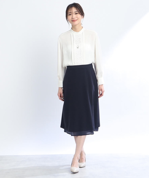 Reflect ブラウス シャツ 「SALE/接触冷感／洗える」フロント