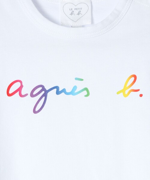 agnes b.（アニエスベー） tシャツ ベビー ロゴ コットン 半袖 Tシャツ