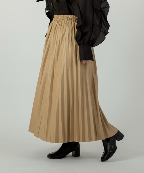 スカート レザープリーツスカート : ZOZOTOWN Yahoo!店 - 通販 - Yahoo