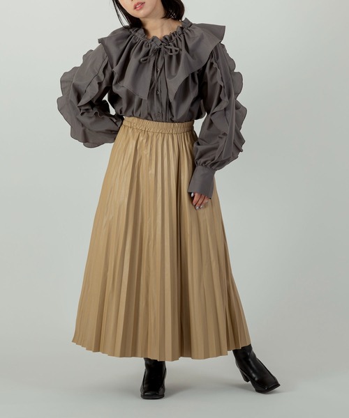 スカート レザープリーツスカート : ZOZOTOWN Yahoo!店 - 通販 - Yahoo